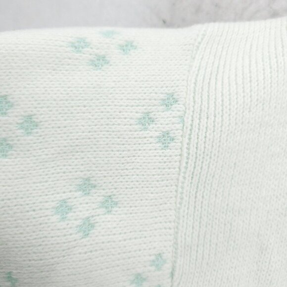 BILLIE JO Vintage Short Sleeve Sweater Knit Top Patterned Size Est. MEDIUM? - Picture 4 of 5